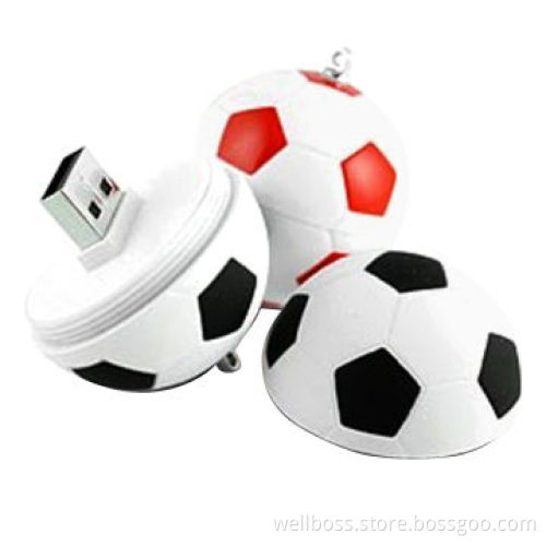 Football-shaped USB Flash Drive with 128MB to 64GB Capacity Range